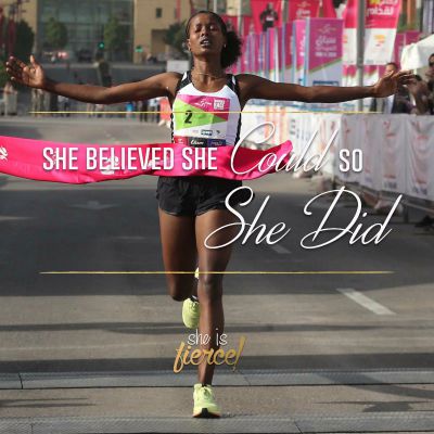 She believed she could...